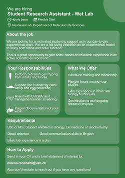 Student Research Assistant Opportunity